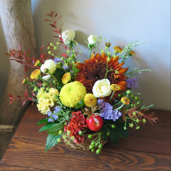 Autumn flower  mini arrangement