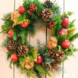 【クリスマスの飾りにオススメ!】欲張りにぎやかリース