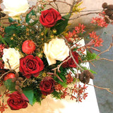 【お店の開店祝いやお誕生日祝いのプレゼントに】クリスマスガーデン(アレンジメント)